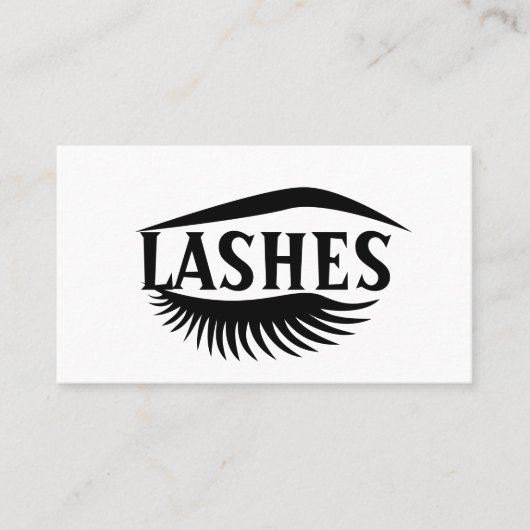 Carte de visite Modern Lashes & Brows (Devant)