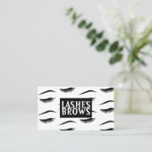 Carte de visite Modern Lashes & Brows (Debout devant)