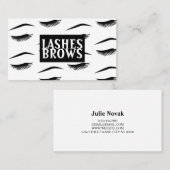 Carte de visite Modern Lashes & Brows (Devant / Derrière)