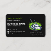 Carte De Visite Modern Lawn Care and Maintenance (Devant)