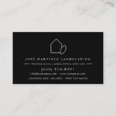 Carte De Visite Modern Lawn Care Services (Devant)