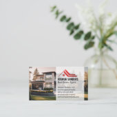 Carte De Visite Modern Luxury Real Estate Property (Debout devant)