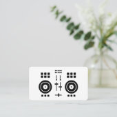 Carte De Visite Modern Minimalist DJ  (Debout devant)