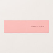 Carte De Visite Modern Minimalist Elegant Create Your Own (Extérieur déplié)