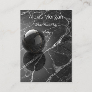 Carte De Visite Modern Minimalist Pink-Purple Border Template