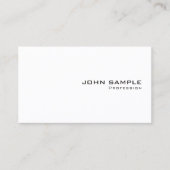 Carte De Visite Modern Minimalist Template Elegant Easy to Make (Devant)