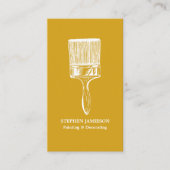 Carte De Visite Modern Painter & Decorator Professional (Devant)