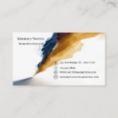 Carte De Visite Modern Palette (Dos)