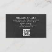 Carte De Visite Modern Personalized Uber Driver  (Dos)