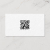 Carte De Visite Modern Pharmacy Doctor Business Card with QR Code (Dos)
