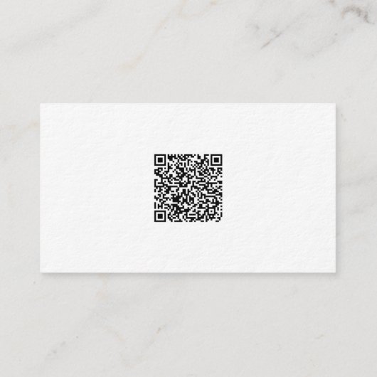 Carte De Visite Modern Pharmacy Doctor Business Card with QR Code (Dos)