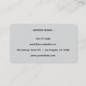 Carte De Visite Modern Phoenix Logo Business Card (Dos)