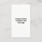 Carte De Visite Modern Professional Ajouter photo et logo (Dos)