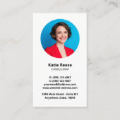 Carte De Visite Modern Professional Ajouter photo et logo (Devant)
