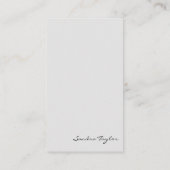 Carte De Visite Modern Professional Ajouter Votre Logo Immobilier (Dos)