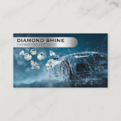 Carte De Visite Modern Professional Car Detailing Washing Cleaning (Devant)