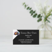 Carte De Visite Modern Professional Classic Guitar Musician Teache (Debout devant)