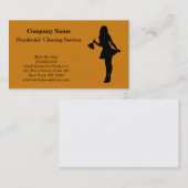 Carte De Visite Modern Professional Cleaning Service (Devant / Derrière)
