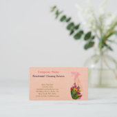 Carte De Visite Modern Professional Cleaning Service Spray Bottle (Debout devant)