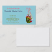 Carte De Visite Modern Professional Cleaning Service Spray Bottle (Devant / Derrière)