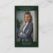 Carte De Visite Modern Professional Corporate Networking Photo (Devant)