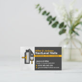 Carte De Visite Modern Professional Drywall Plastering Services  (Debout devant)