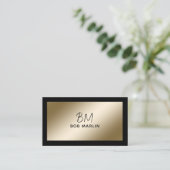 Carte De Visite Modern Professional Minimalist Executive Generic (Debout devant)