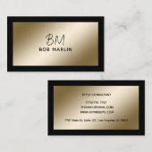 Carte De Visite Modern Professional Minimalist Executive Generic (Devant / Derrière)