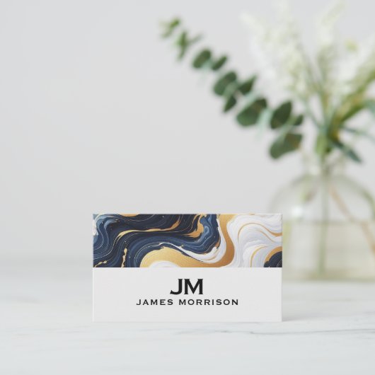 Carte De Visite Modern Professional Minimalist Executive Generic B (Debout devant)