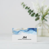 Carte De Visite Modern Professional Minimalist Executive Generic B (Debout devant)