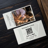 Carte De Visite Modern Professional Minimalist Monogrammed Logo