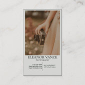 Carte De Visite Modern Professional Minimalist Monogrammed Logo (Devant)