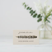 Carte De Visite Modern professional notary public Business Card (Debout devant)