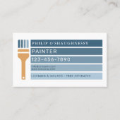 Carte De Visite Modern Professional Painting Service QR Code  (Devant)