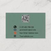 Carte De Visite “Modern QR Code Business Card” (Devant)