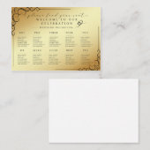 Carte De Visite Modern Seating Arrangement Template - Editable Cla (Devant / Derrière)