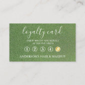 Carte De Visite Modern Simple elegant typography Loyalty Card (Devant)