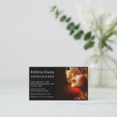 Carte De Visite Modern Simple Minimal Photo QR Code Social Media  (Debout devant)