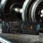 Carte De Visite Modern Strength Training Fitness Coach Personal