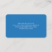Carte De Visite Modern Stylized Real Estate Logo | Home Renovation (Dos)