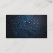 Carte De Visite Modern Tech Logo Microchip (Dos)