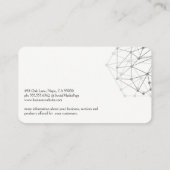 Carte De Visite Modern Tech Networking Background (Dos)