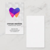 Carte De Visite Modern Tooth Logo | Dental  (Devant / Derrière)