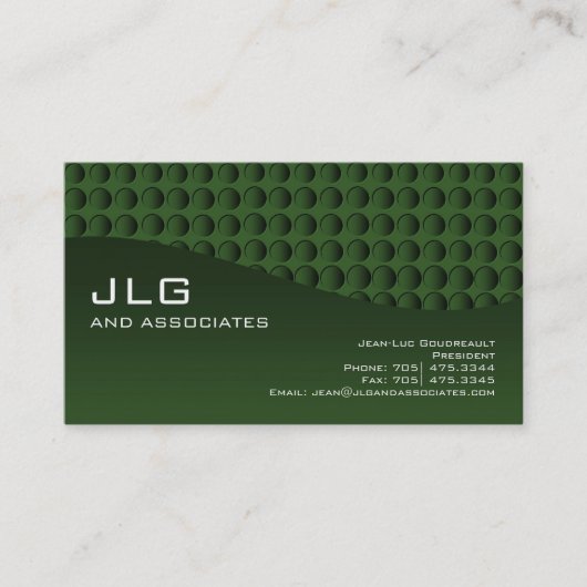 Carte de visite moderne (Devant)