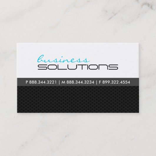 Carte de visite moderne (Devant)