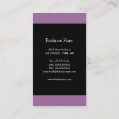 Carte De Visite Moderne (Dos)