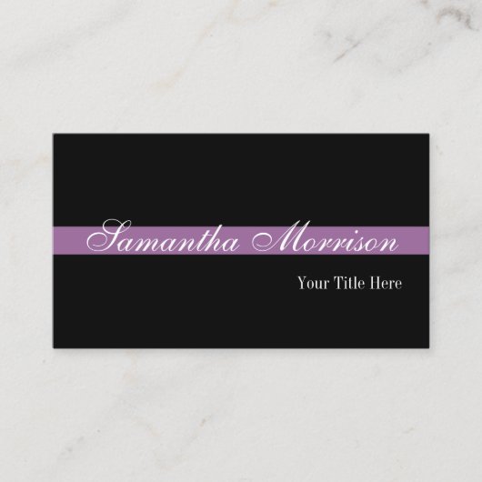 Carte De Visite Moderne (Devant)