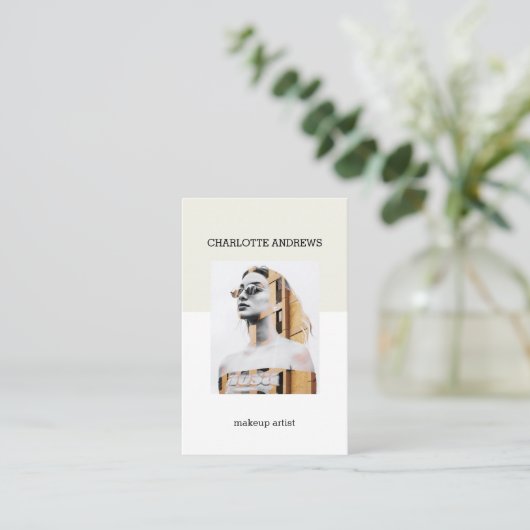 Carte de visite moderne (Debout devant)