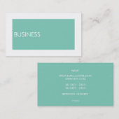 Carte De Visite Moderne (Devant / Derrière)