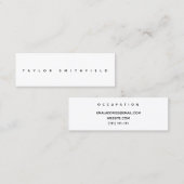 carte de visite moderne (Devant / Derrière)